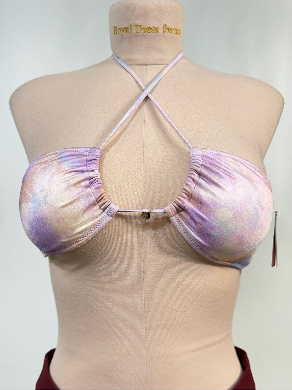 Victoria's Secret Pastel Lavender Bikini Top Small -